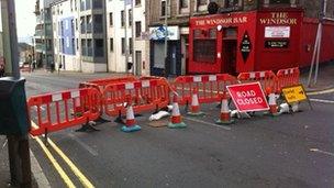 Albert Street closed