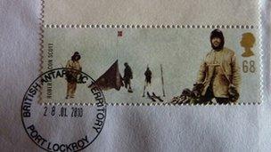 A Port Lockroy stamp