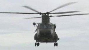 Chinook helicopter