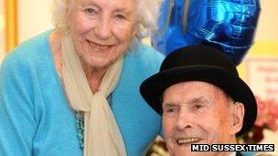 Bernard Holden with Dame Vera Lynn