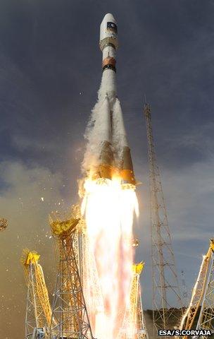 Soyuz lift-off