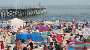 Lowestoft beach