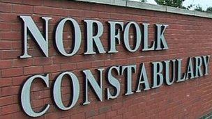 Norfolk police sign