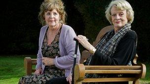 Pauline Collins and Maggie Smith in Quartet