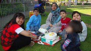 Sabah Usmani and her children who died in house fire in Harlow