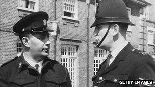 Two police officers in 1964