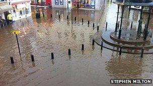 Flooding in Whitehaven