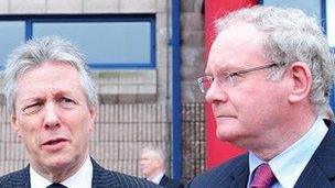 Peter Robinson and Martin McGuinness