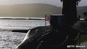 Faslane submarine