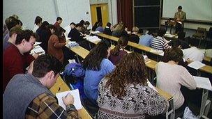 students at a lecture