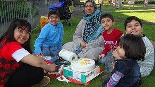 Sabah Usmani and her children who died in house fire in Harlow