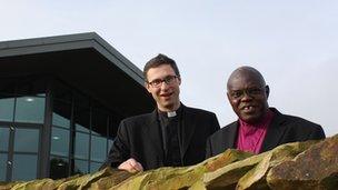 The Reverend Philip North and the Archbishop of York, Dr John Sentamu. Picture: The Diocese of York