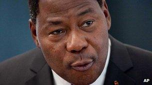 Benin's President Thomas Boni Yayi (file image)