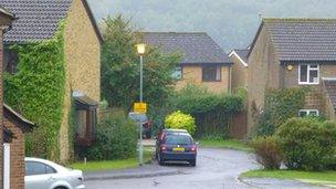 Street light in Ennerdale Close