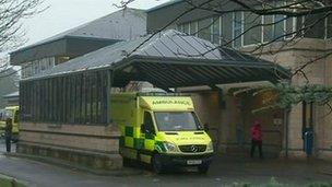 Royal Lancaster Infirmary which is one of the two hospitals under review by the health inspectors