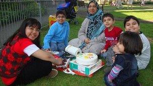 Sabah Usmani and her children who died in house fire in Harlow