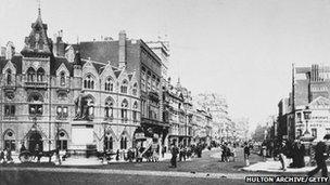 St Mary Street, Cardiff in 1895