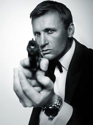 Steve Wright as Daniel Craig's James Bond