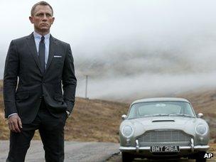 Daniel Craig as James Bond in Skyfall