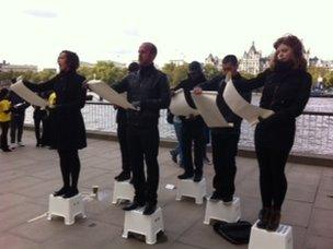 Campaigners read out the names of killed Iraqi Kurds