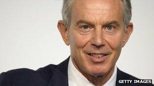 Tony Blair, speaking in Mexico last month