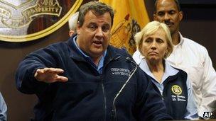 New Jersey Governor Chris Christie 20 October 2012