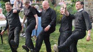 Mr Suddards at his previous parish in Witham