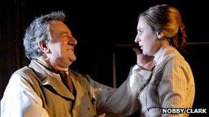 Ken Stott and Laura Carmichael in Uncle Vanya