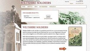 The Great War Wiltshire Soldiers website