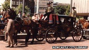 Newcastle Lord Mayor's coach. Photo: Newcastle City Library