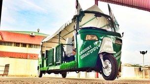 Tuk-tuk limo, copyright Erik Hersman