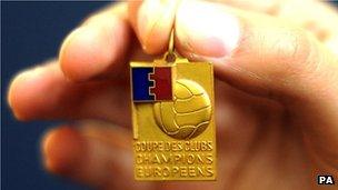 1968 European Cup winner's medal