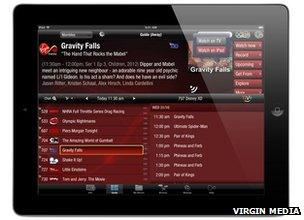 Virgin TV Anywhere app