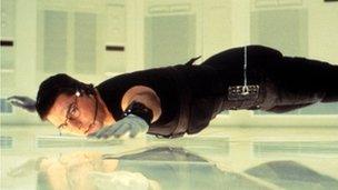 Tom Cruise in Mission Impossible