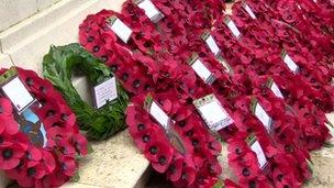 Wreaths in Belfast