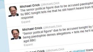 Michael Crick tweets