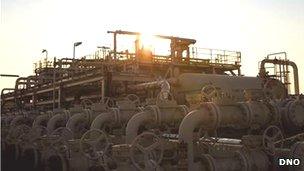 Picture of equipment at the Tawke field in the Kurdistan region of Iraq