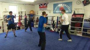 Sandy Row boxing club