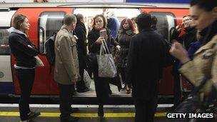 London Tube passengers