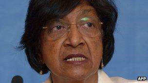 UN High Commissioner for Human Rights Navi Pillay