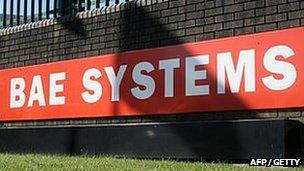 BAE Systems sign at Brough