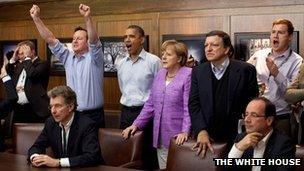 World leaders at G8 Summit in Camp David last year