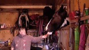 Heather Kitching with Ricco