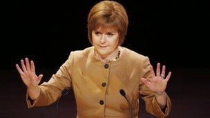 Nicola Sturgeon at SNP conference