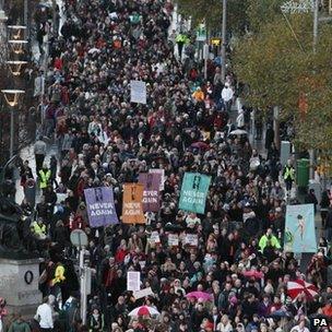 Rally in Dublin