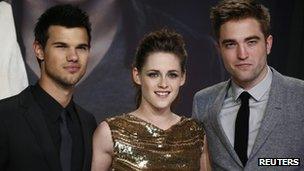 Taylor Lautner, Kristen Stewart and Robert Pattinson