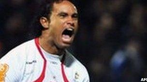 Flamengo goalkeeper Bruno Fernandes in a file photo from May