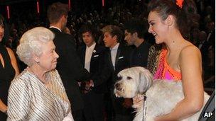 The Queen met Ashleigh and her dog Pudsey