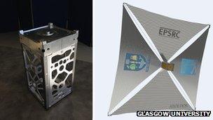 CubeSats and aerobrake