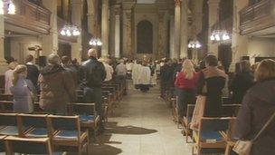 Service at Birmingham Cathedral